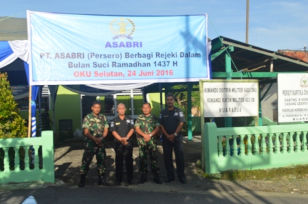 Kantor Cabang ASABRI Palembang Berbagi Kebahagian menjelang Idul Fitri
